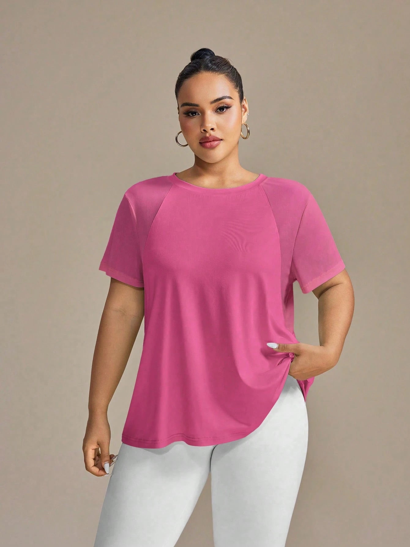 Camiseta Casual Plus Size Abigail