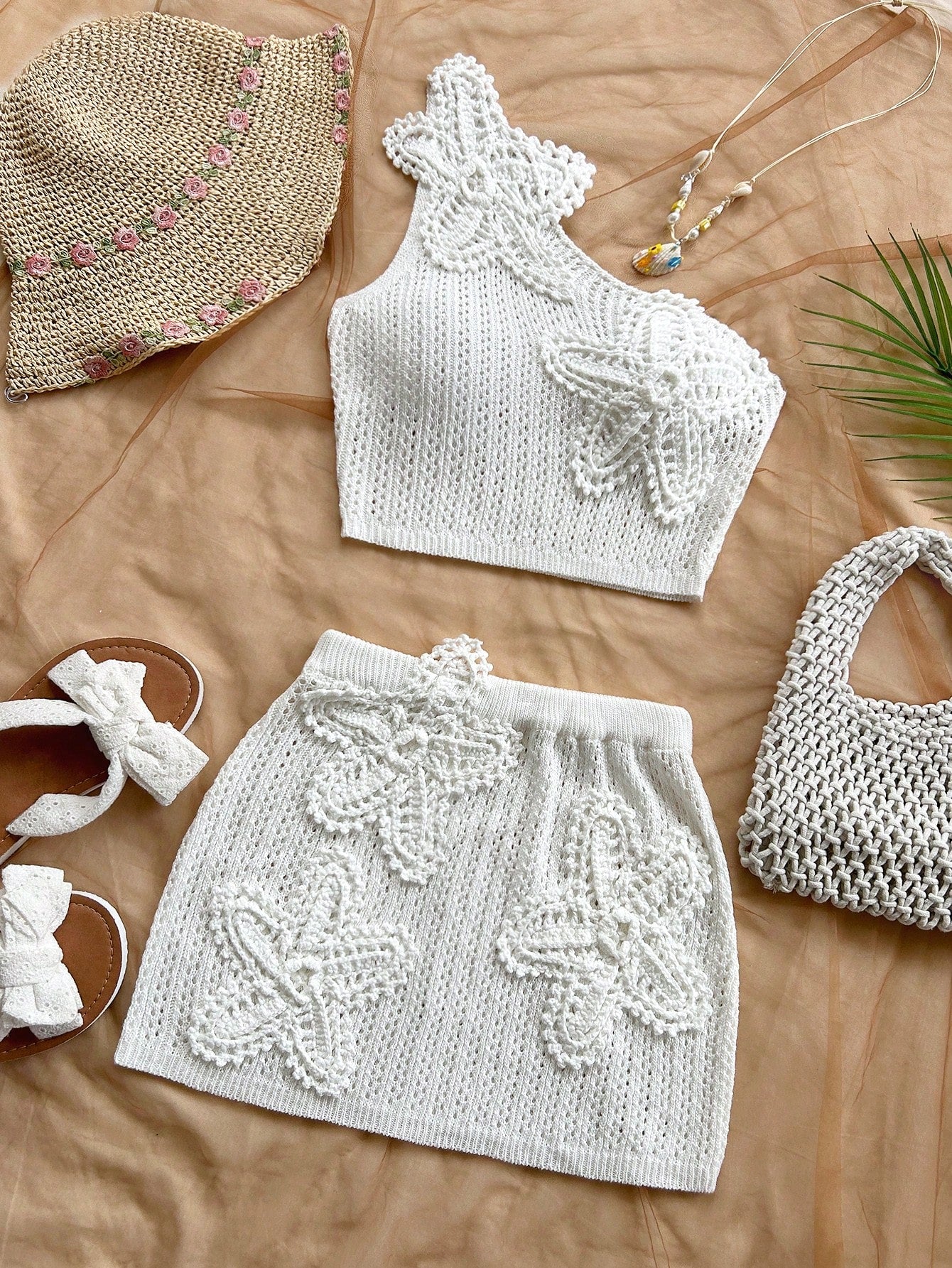 Conjunto Praiano Crochê Alice