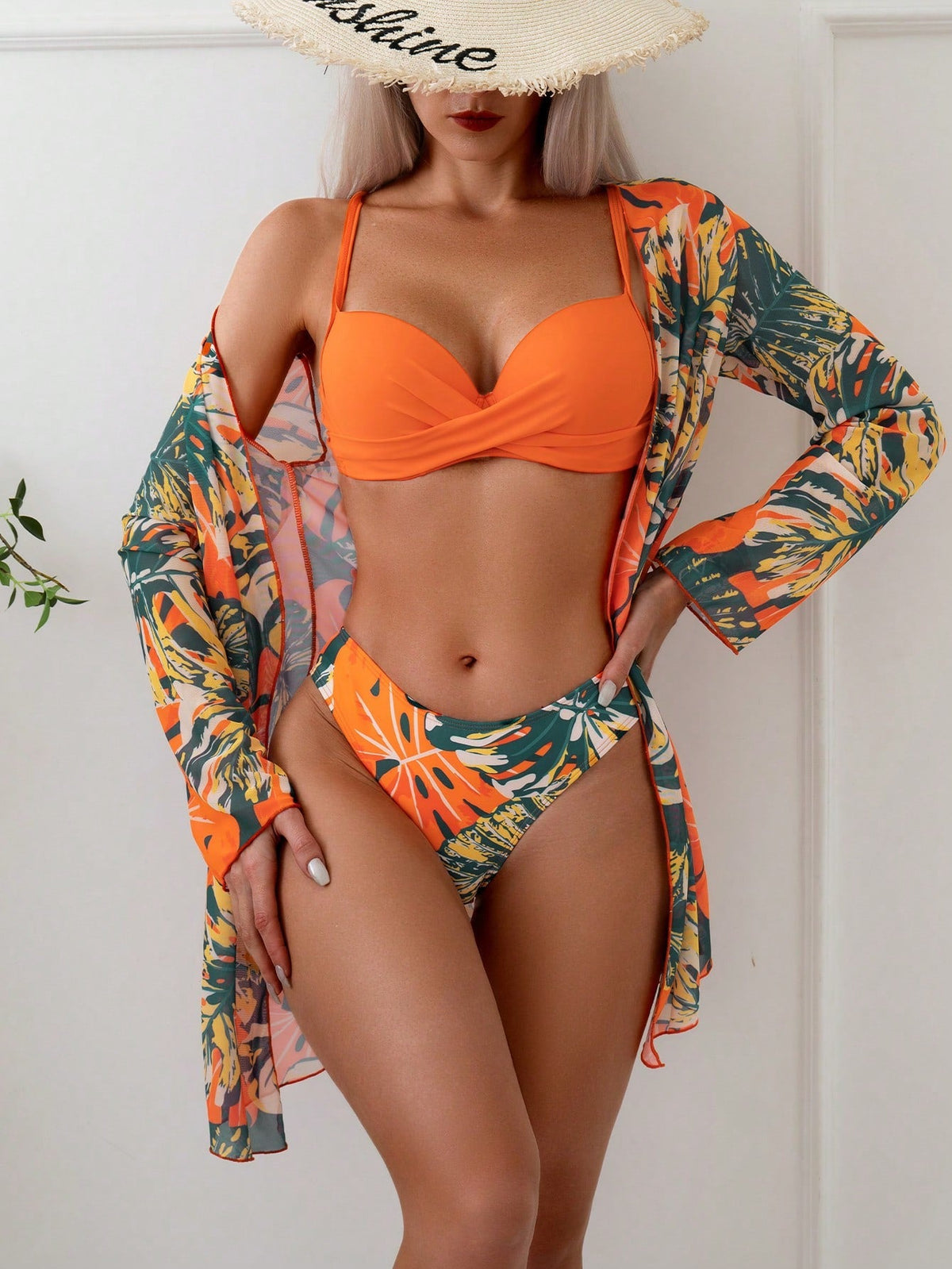 Conjunto de Biquíni 3 Peças Daphne M