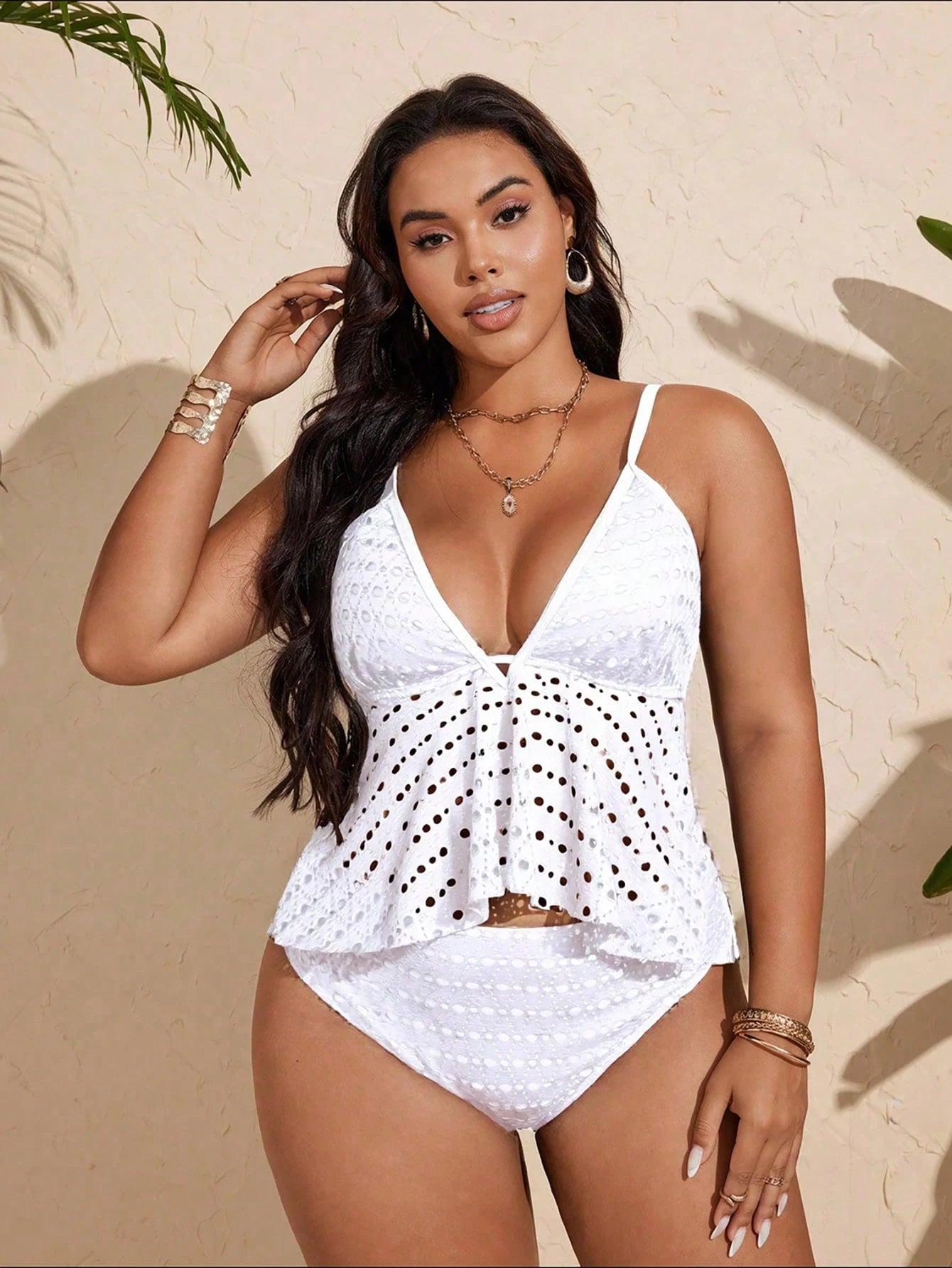 Tankini Plus Size Black