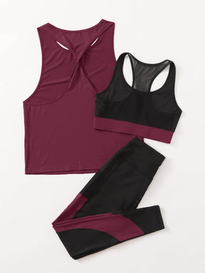 Conjunto Academia 3 Peças Marcela