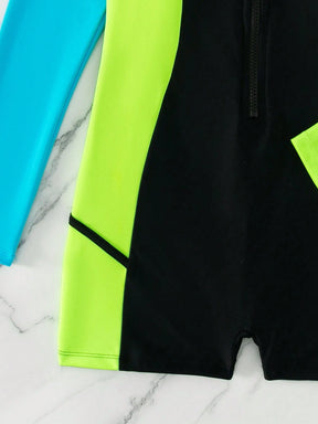 Maiô Esporte com Zíper Aurora 