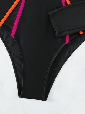 Maiô Zíper Frontal Binding M