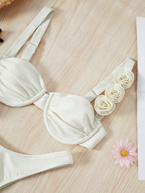 Biquíni Flor 3D Minimalista