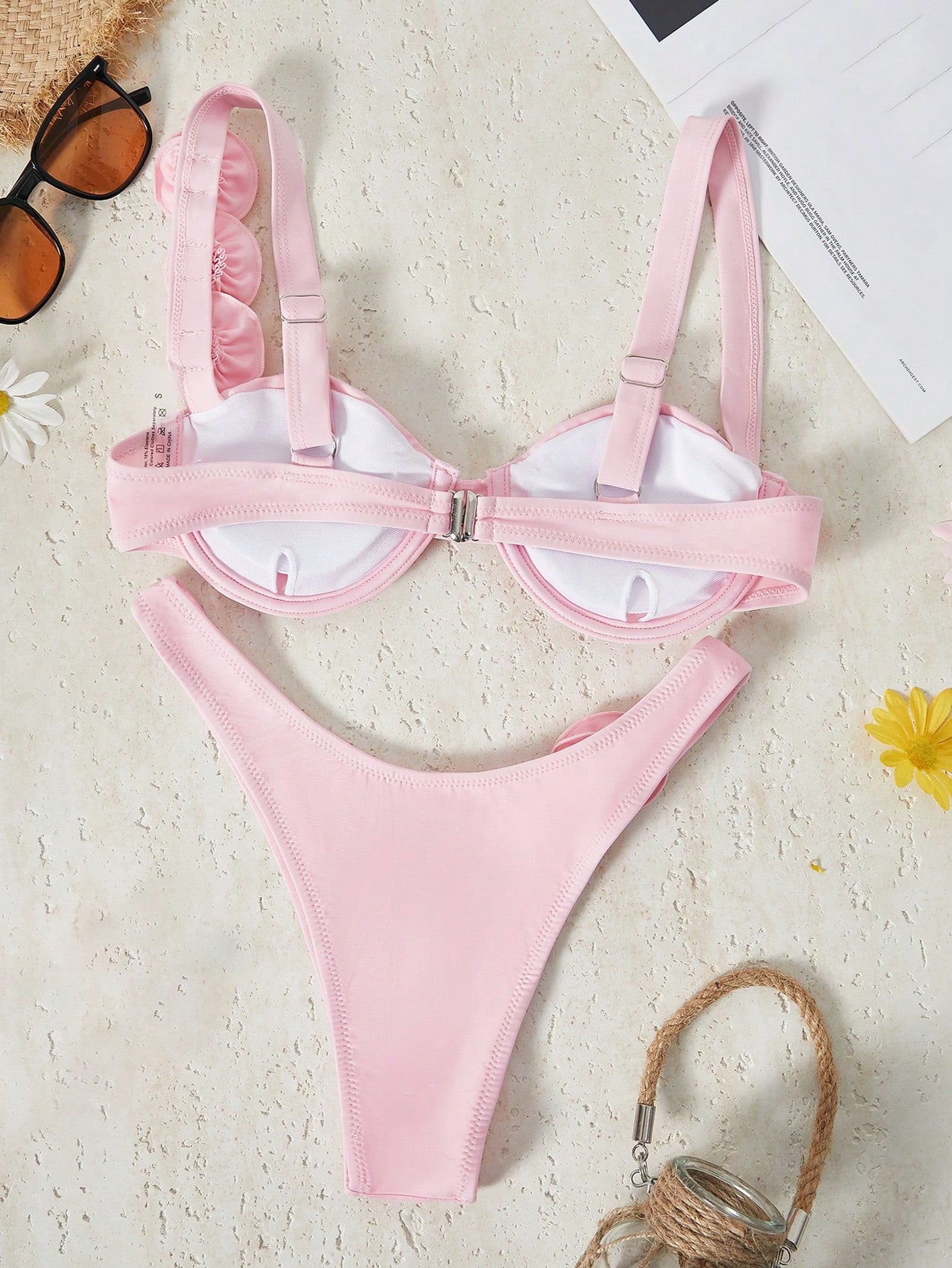 Biquíni Flor 3D Minimalista