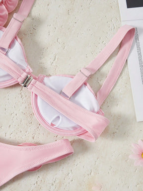 Biquíni Flor 3D Minimalista