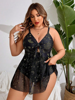 Maiô Vestido Plus Size Savya
