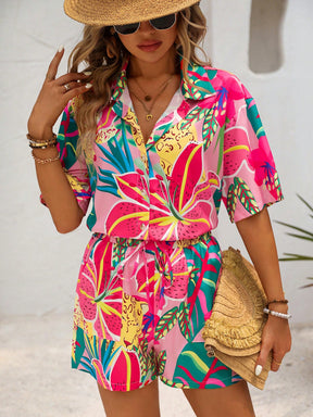 Conjunto Feminino Casual Estampado GG