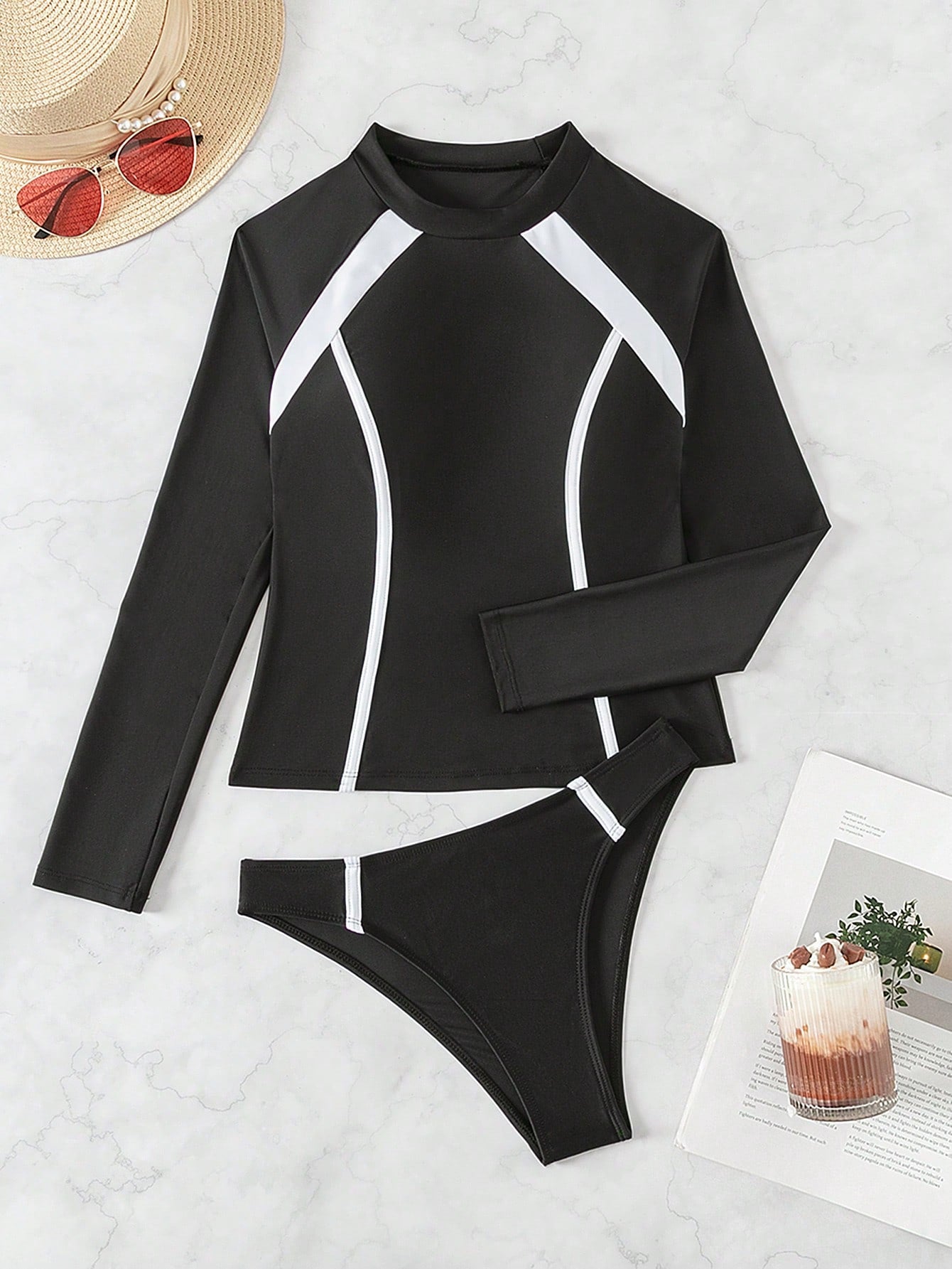 Tankini Esporte Manga Longa