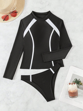 Tankini Esporte Manga Longa