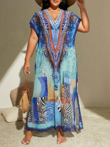 Saída de Praia Plus Size Rowan