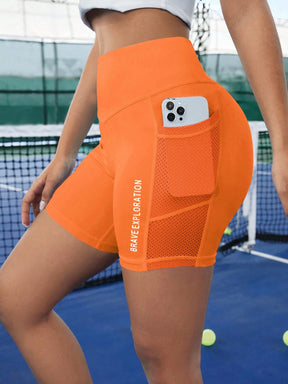 Shorts Esportivos Com Bolso Emma