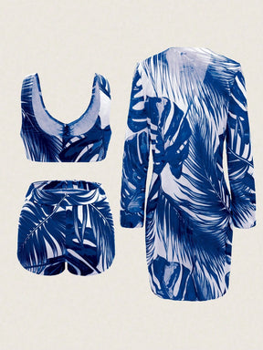 Conjunto Biquíni Tropical 3 Peças Laura