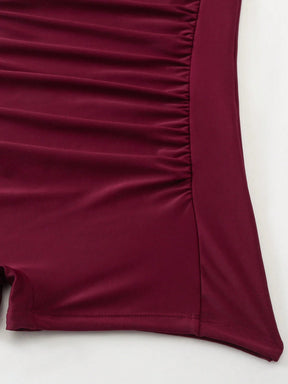 Maiô Retrô Com Shorts 