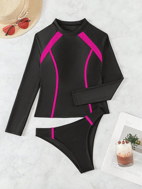 Tankini Esporte Manga Longa