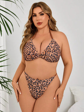 Conjunto Biquíni 3 Peças Plus Size Zaynira