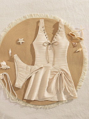 Tankini Luxo Vestido Damasco