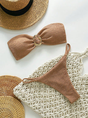 Biquíni Tomara que Caia com Detalhe Metálico 