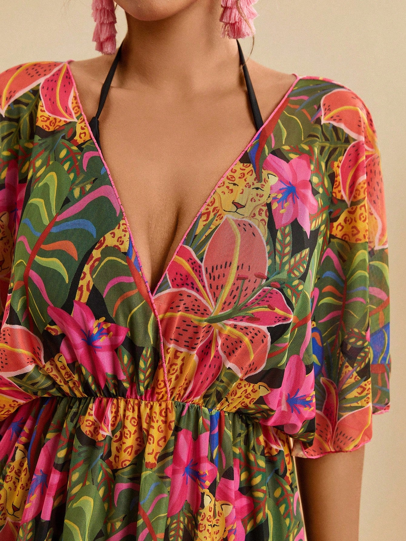 Saída de Praia Plus Size Leandra