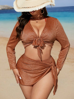 Conjunto Biquíni 3 Peças Plus Size Venai