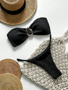 Biquíni Tomara que Caia com Detalhe Metálico 