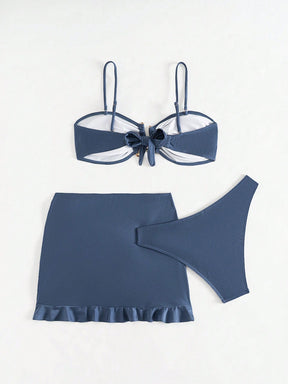 Conjunto Biquíni 3 Peças Bandeau GG