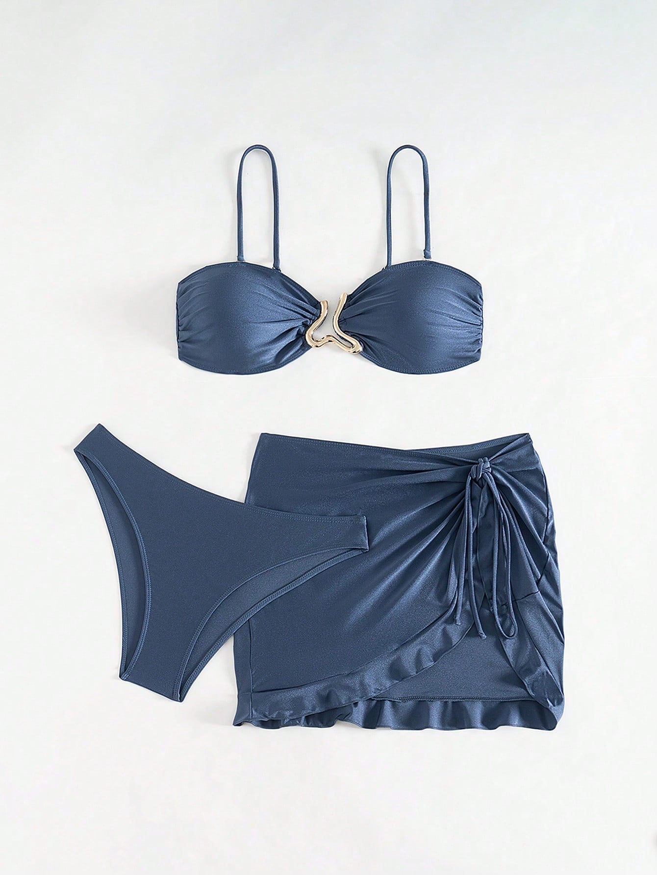 Conjunto Biquíni 3 Peças Bandeau GG