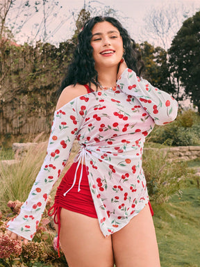 Conjunto Biquíni 3 Peças Plus Size Dalani