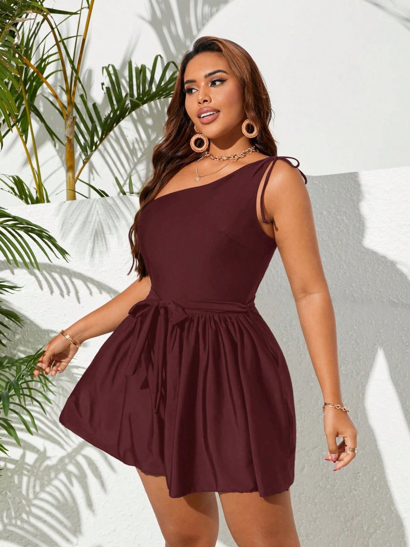 Maiô Vestido Plus Size Noale