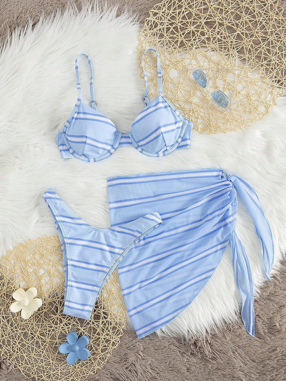 Conjunto 3 Peças Blue