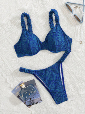 Biquíni Floral Texturizado