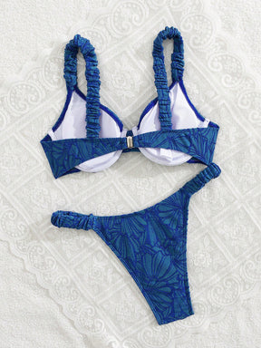 Biquíni Floral Texturizado