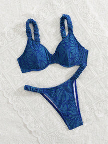 Biquíni Floral Texturizado