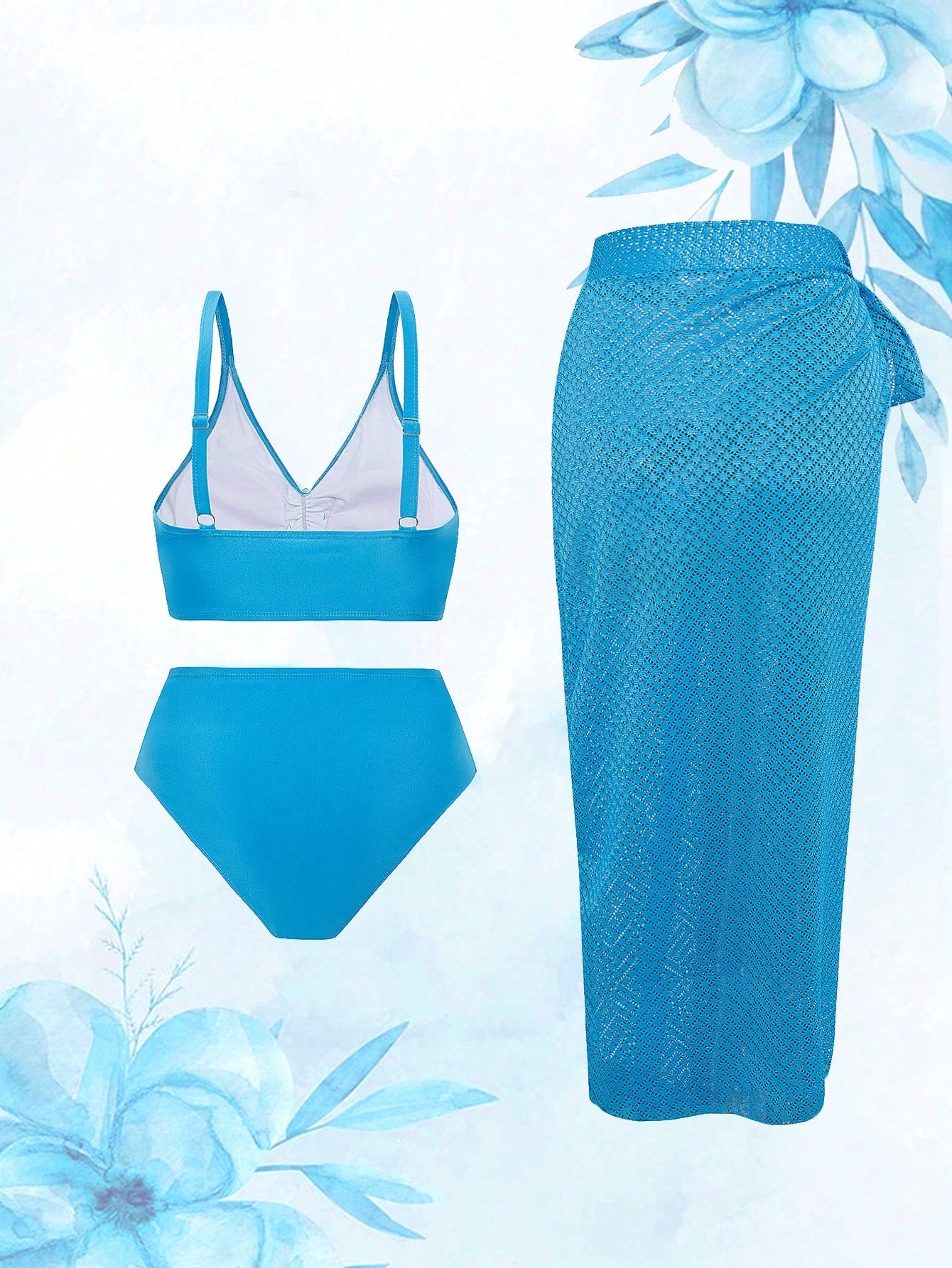 Conjunto Biquíni 3 Peças Plus Size Morani