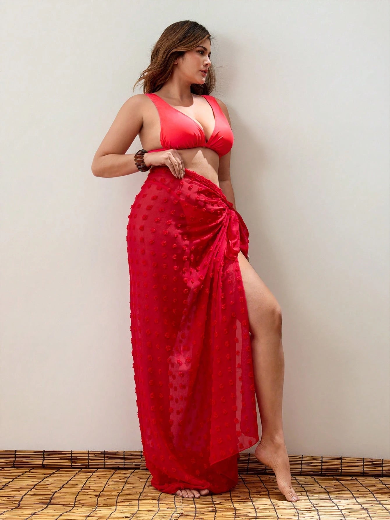 Conjunto Biquíni 3 Peças Plus Size Mavée