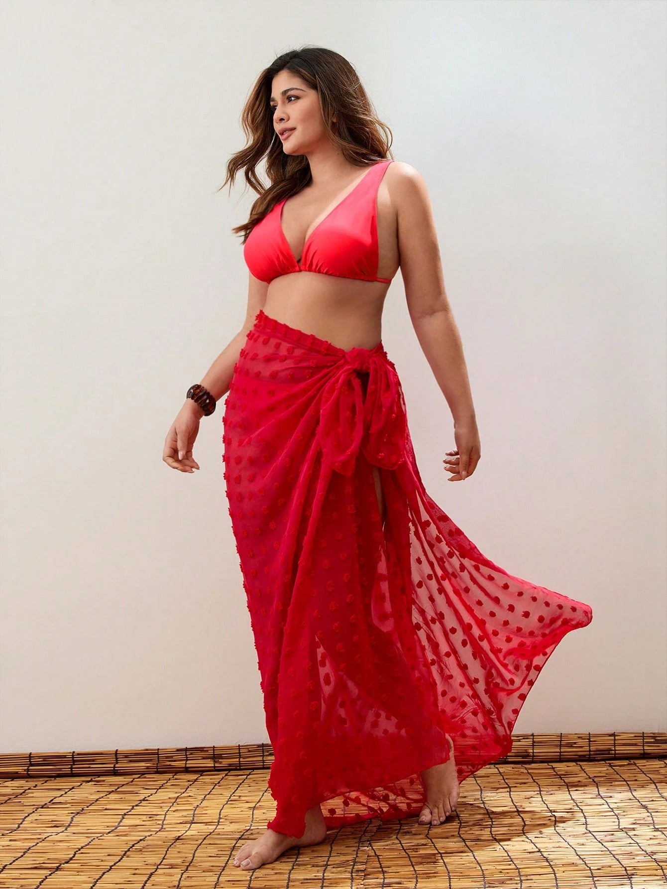 Conjunto Biquíni 3 Peças Plus Size Mavée