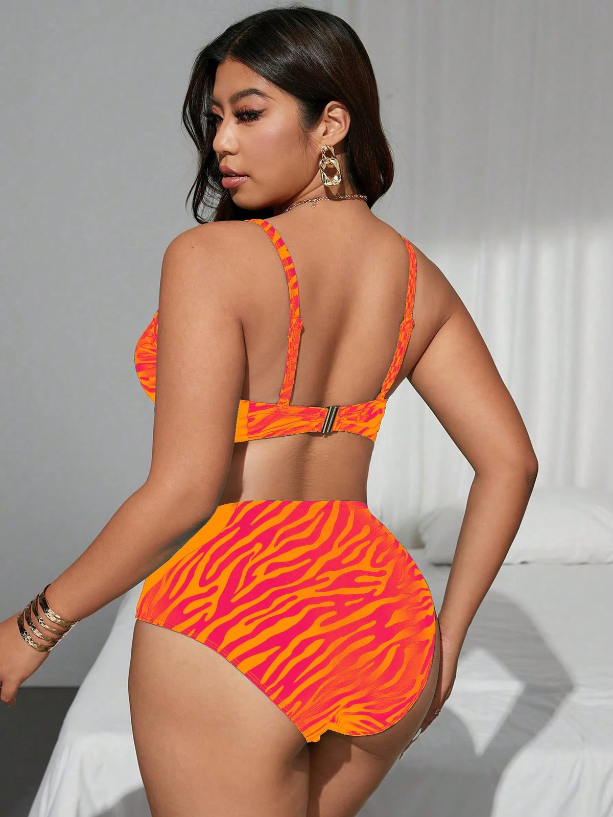 Biquíni Plus Size Zebra