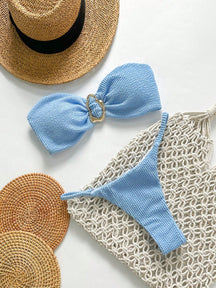 Biquíni Tomara que Caia com Detalhe Metálico 