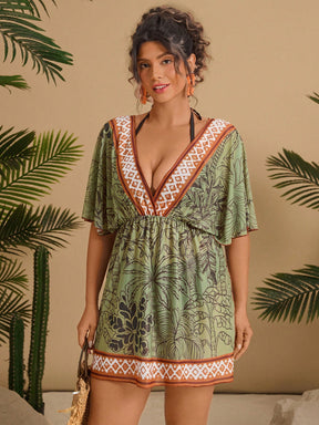 Saída de Praia Plus Size Leandra