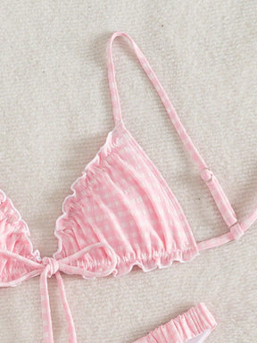 Biquíni Com Babado Fofo 