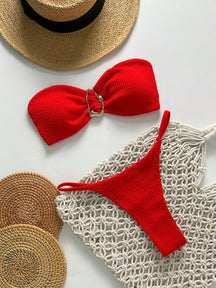 Biquíni Tomara que Caia com Detalhe Metálico 