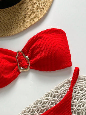 Biquíni Tomara que Caia com Detalhe Metálico 