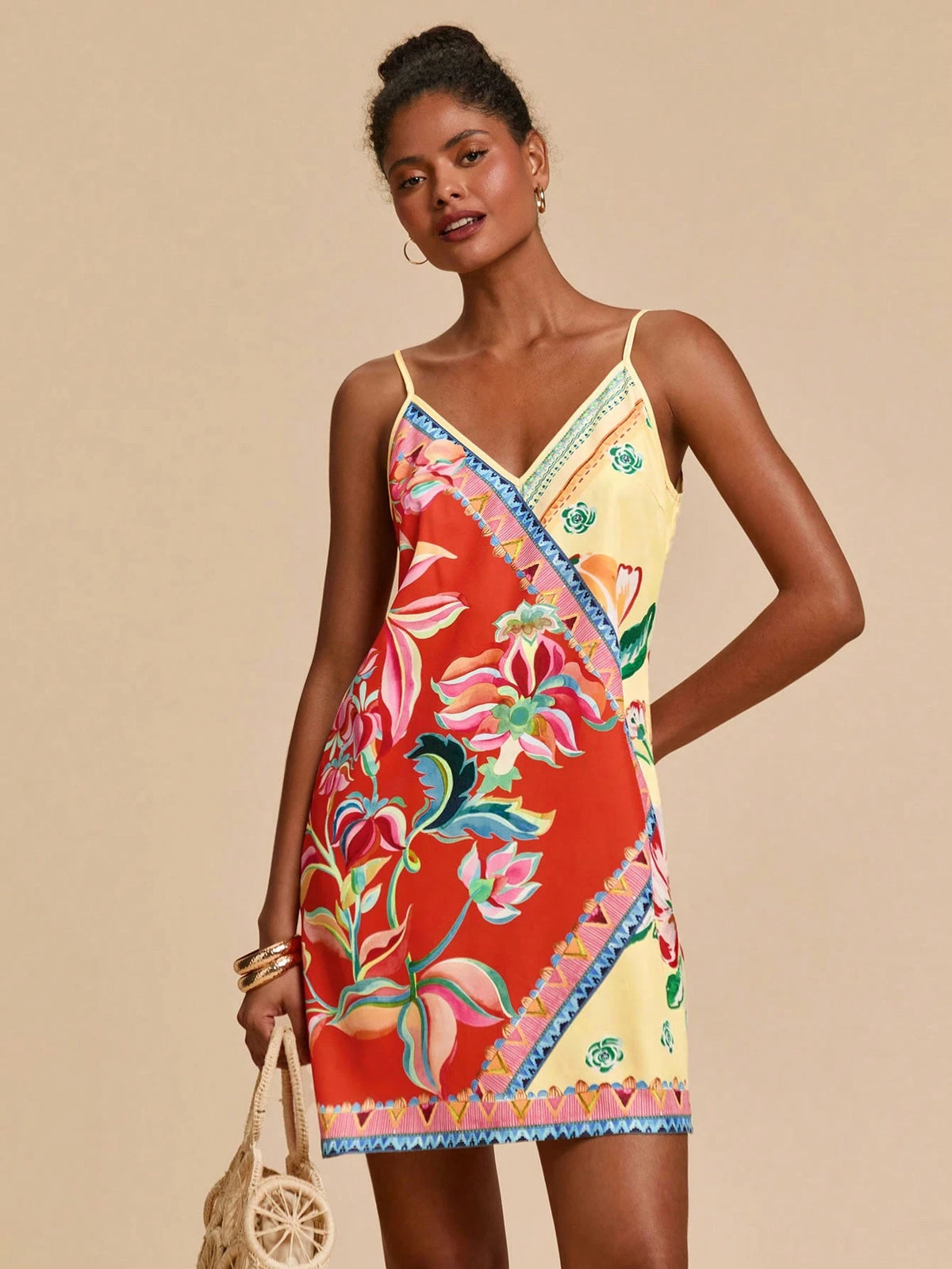 Vestido Floral Tropical