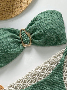 Biquíni Tomara que Caia com Detalhe Metálico 