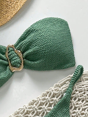 Biquíni Tomara que Caia com Detalhe Metálico 