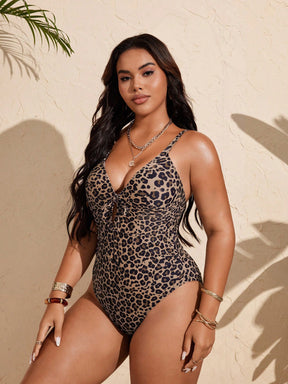 Maiô Leopardo Plus Size