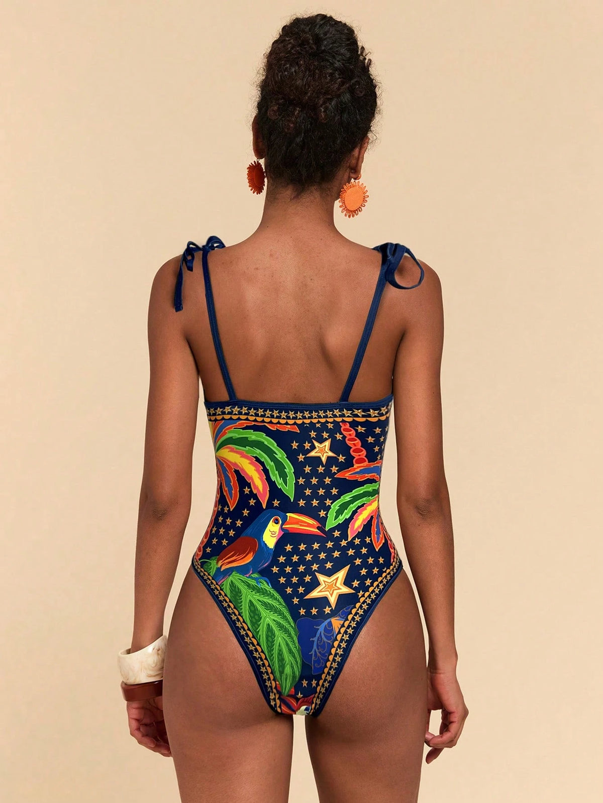 Maiô Minimalista Tropical Francesca 