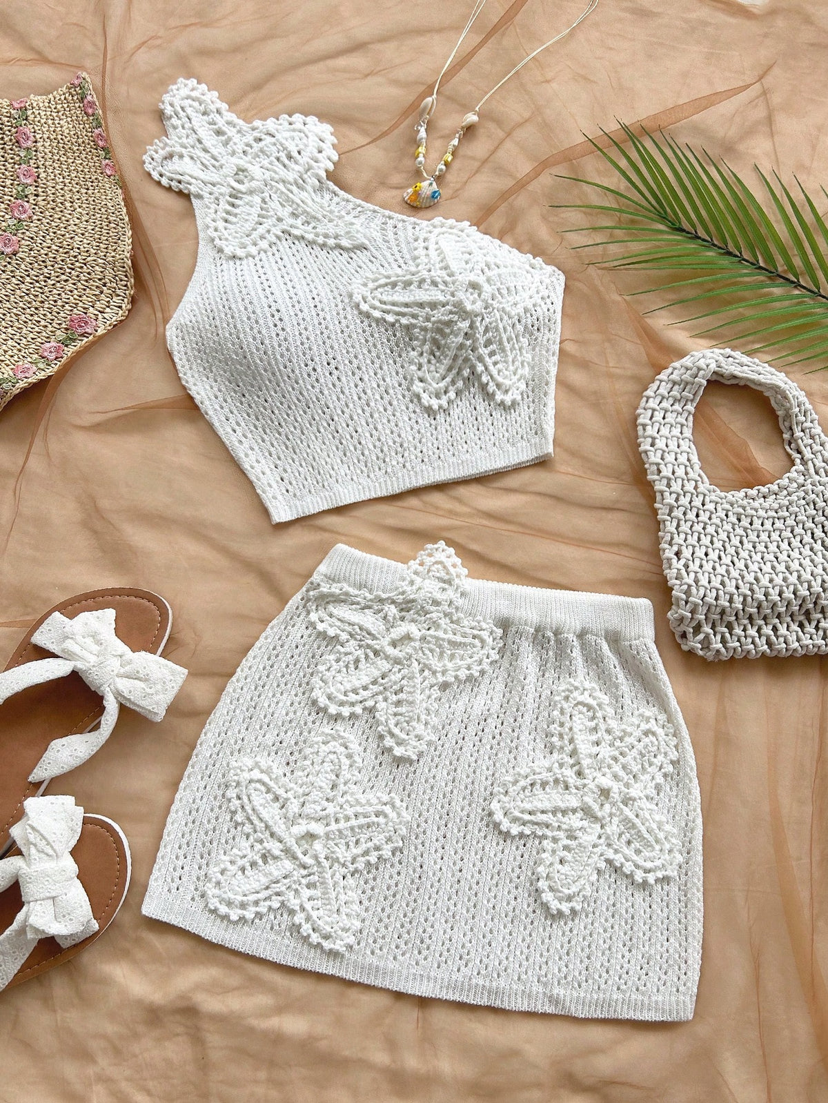 Conjunto Praiano Crochê Alice