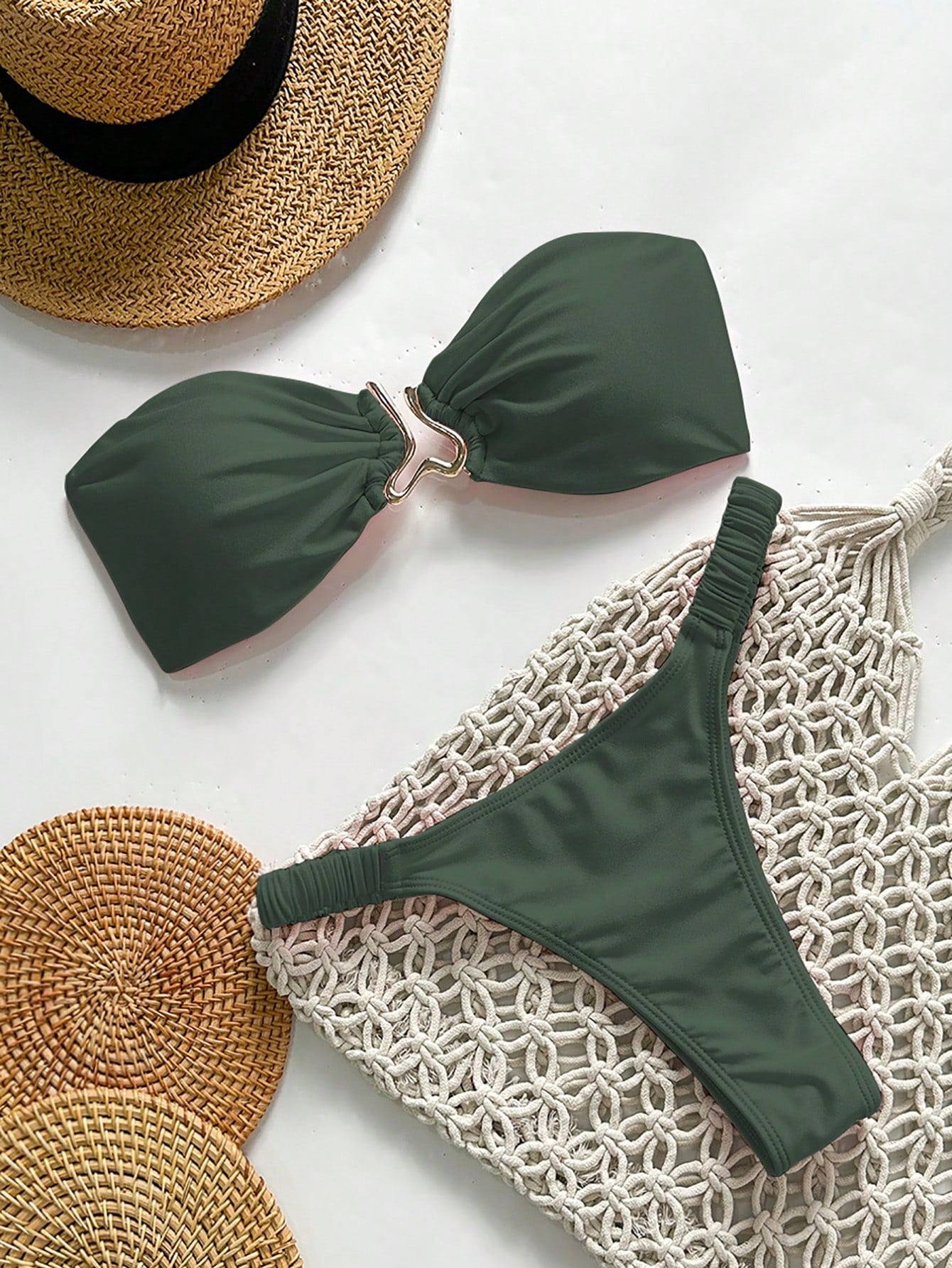 Biquíni Argola Metal Elegante Helena
