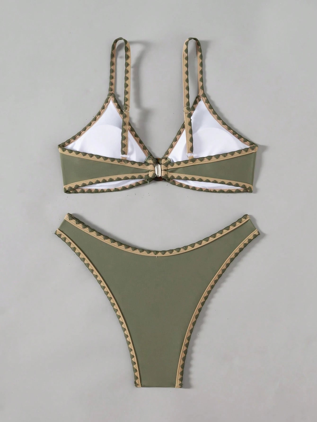 Biquíni Retro Argola Verde